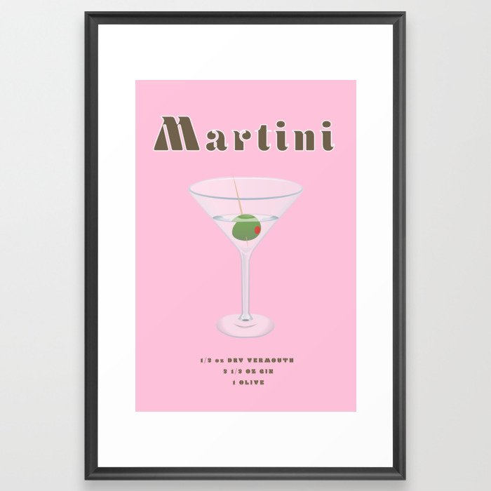 The Classic Martini  Framed Art Print