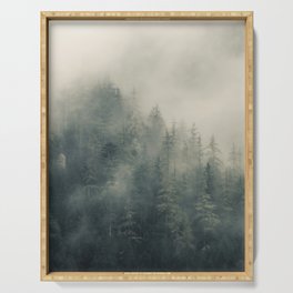 Misty Pine Forest 2 Serving Tray