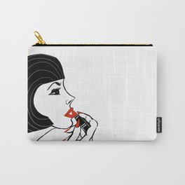Lipstick by artist Brittany Minnes Carry-All Pouch