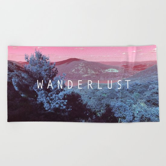 Wanderlust Beach Towel