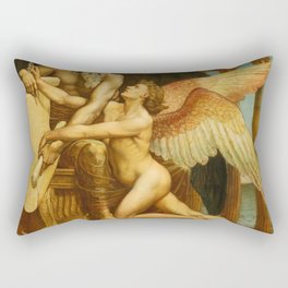 The Roll of Fate by Walter Crane Rectangular Pillow