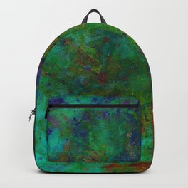 HAND-PAINTED UNIVERSE Backpack | Hand Drawn, Summer, Sprayed, Stars, Handpainted, Colorful, Spraying, Space, Urban, Universe 