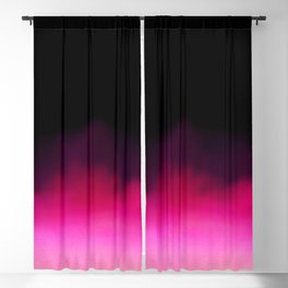 Purple and Black Abstract Blackout Curtain