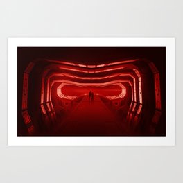 Face of the Shadow Art Print