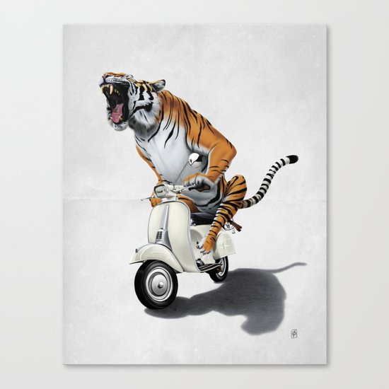 Rooooaaar! (Wordless) Canvas Print