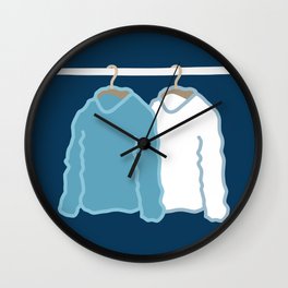 Hang clothes 2 Wall Clock