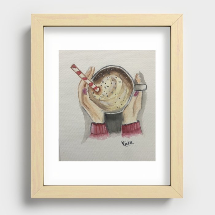 Coffee Time Recessed Framed Print