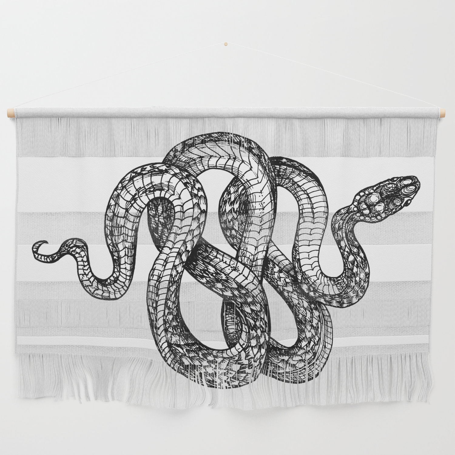 Snake Tattoo Sketch Wall Hanging By Saraeshak Society6