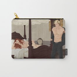 strange bedfellows Carry-All Pouch | Couple, Canopybed, Painting, Aoibhe, Williamyork, Bedroom, Sylvainreynard, Undressing, Tension, Theraven 
