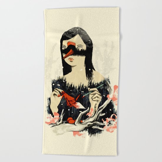 The Crane Wife Beach Towel