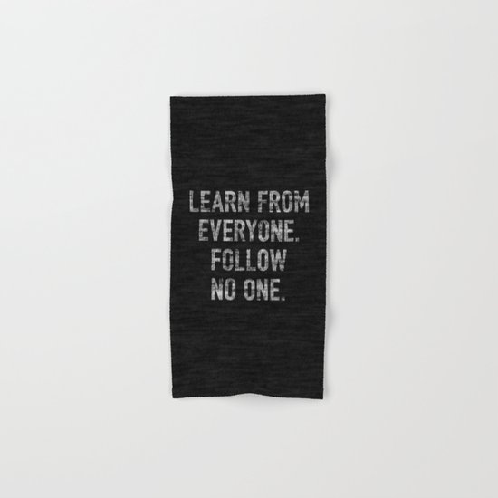 Learn from Everyone Hand & Bath Towel
