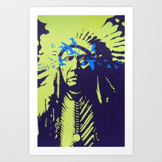 Native American Art Print