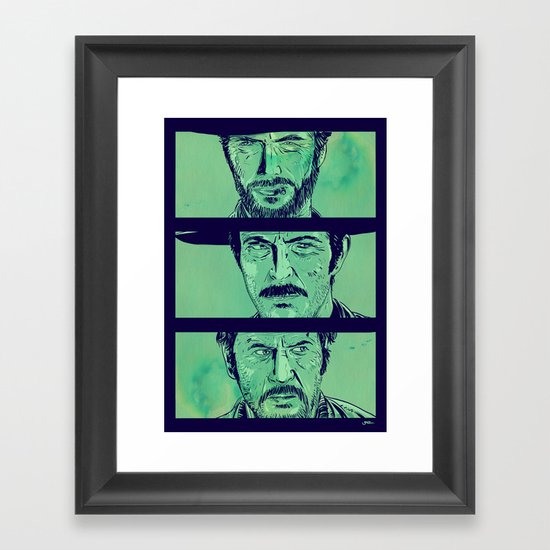 Spaghetti Western Framed Art Print