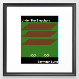 Under the Bleachers by Seymour Butts Framed Art Print