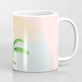 tropical palm summer paradise island pattern Coffee Mug