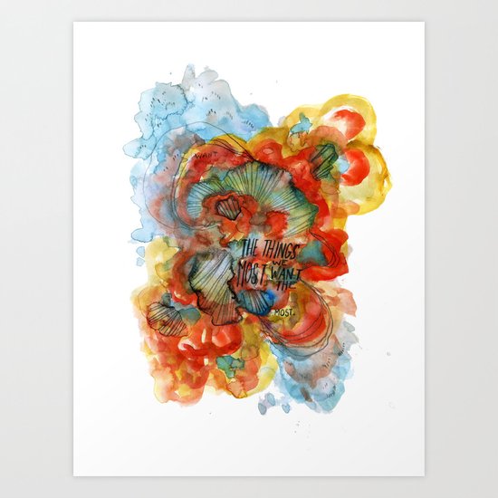 The Things Art Print