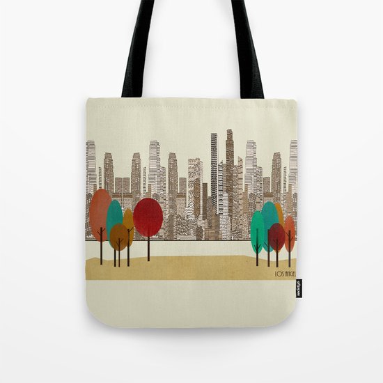 los angeles city Tote Bag