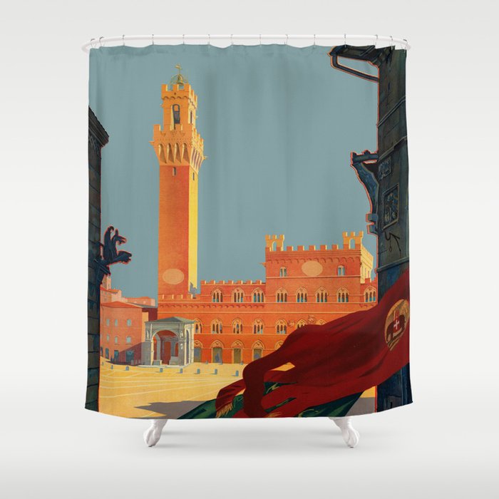 Tuscany Siena Italy Vintage Travel Shower Curtain By Yesteryears Tuscany Siena Italy Vintage Travel Shower Curtain By Yesteryears Society6
