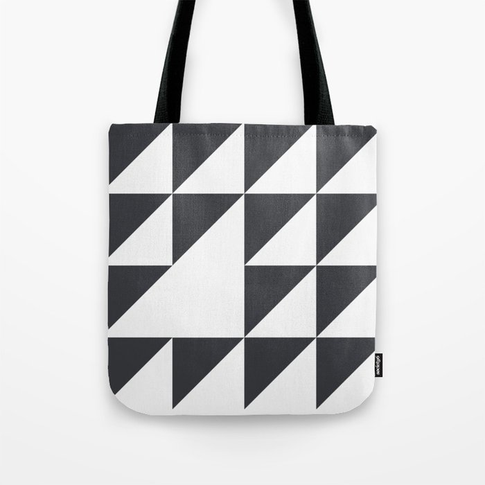 Black & White Geometry Tote Bag by aftr drk | Society6