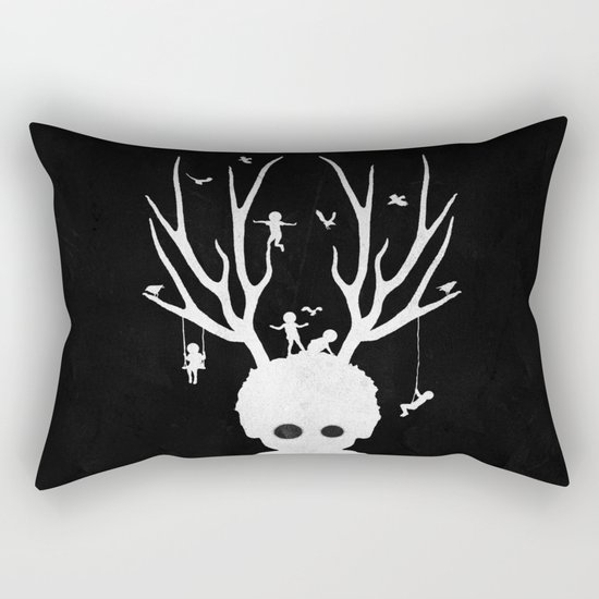 Dear imaginary friends (inverse) Rectangular Pillow