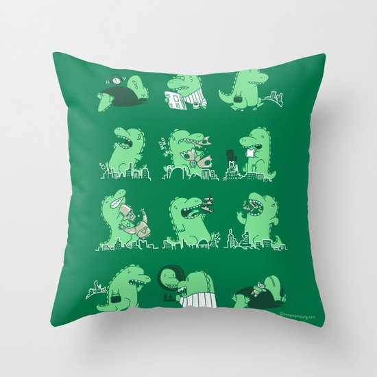 A Day in the Life Throw Pillow