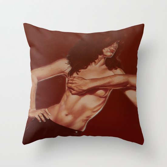 RED Throw Pillow