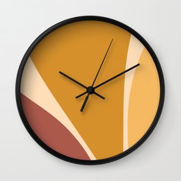 Minimalist Plant Abstract LXXIII Wall Clock