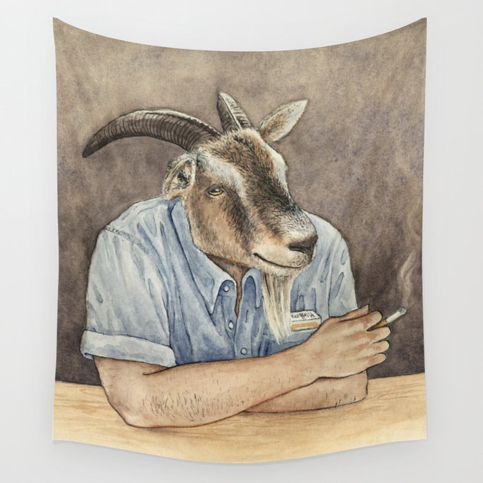 Goat tapestry hot sale