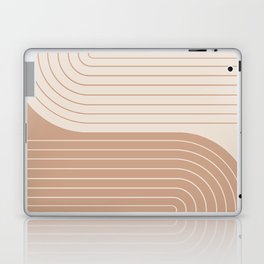 Two Tone Line Curvature XXXIX Laptop Skin