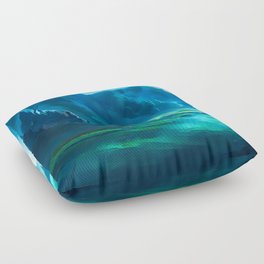 Frozen Landscape Floor Pillow