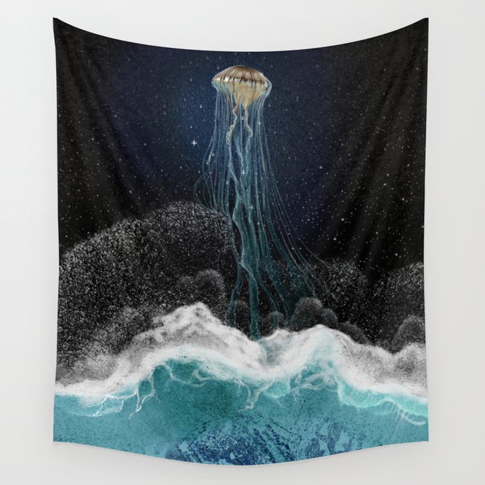 On the edge of the cosmos Wall Tapestry