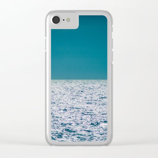 The Ocean Kissing The Shoreline Clear iPhone Case