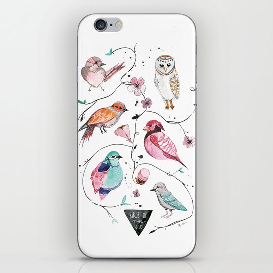 BIRDS OF THE WILD iPhone & iPod Skin