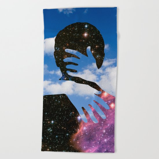 Sky Kiss Beach Towel