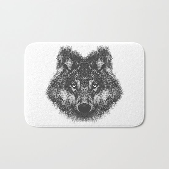 Wolf Bath Mat