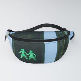 0000341 Traffic light shows support for LGBQT rights Madrid Spain 3444 Fanny Pack