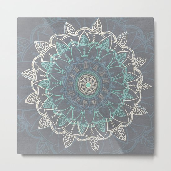 Zenful Mandala Metal Print