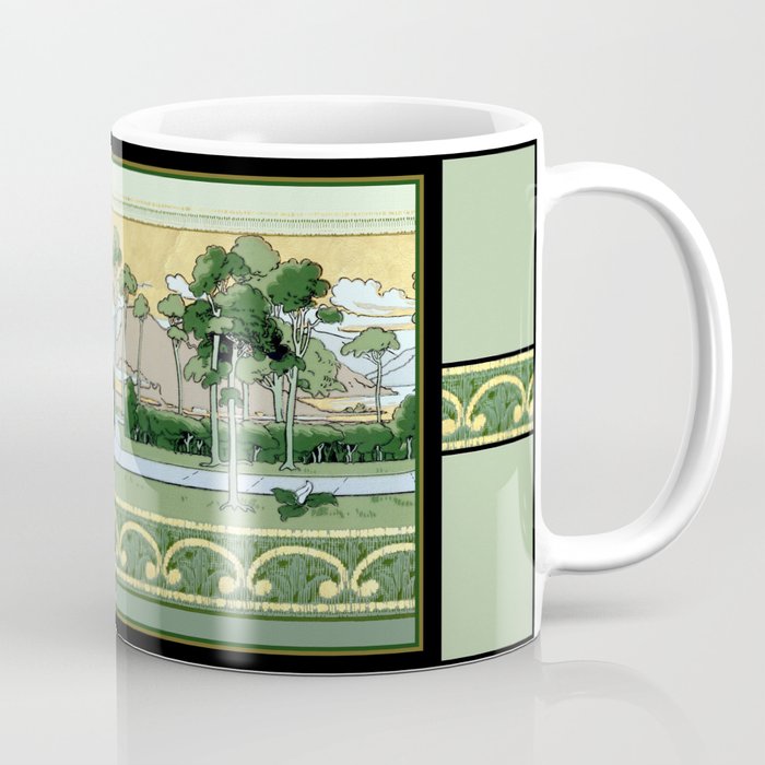 Art Deco Street of Trees Coffee Mug