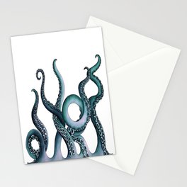 Kraken Teal Stationery Cards