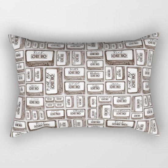 Love is a Mixtape Rectangular Pillow