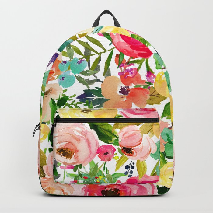 Floral Garden Collage Backpack