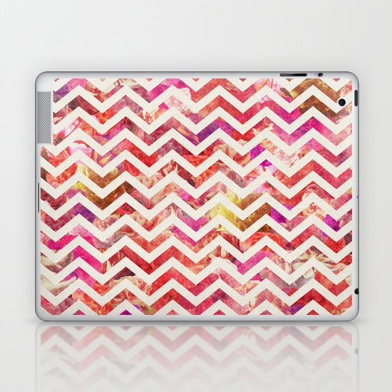 FLORAL CHEVRON Laptop & iPad Skin