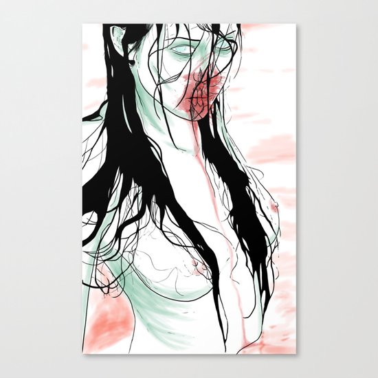 Living Dead Girl Canvas Print