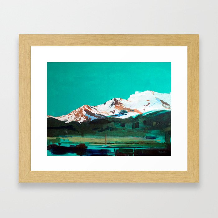 Holographic Valley (San Luis Valley) Framed Art Print