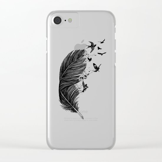 Fly Away Clear iPhone Case