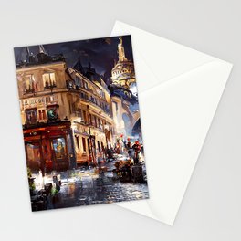 Streets of Paris Stationery Card