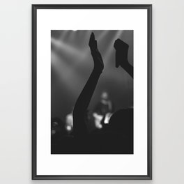 hands up Framed Art Print