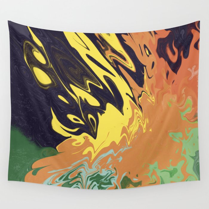 The surface of the sun Wall Tapestry