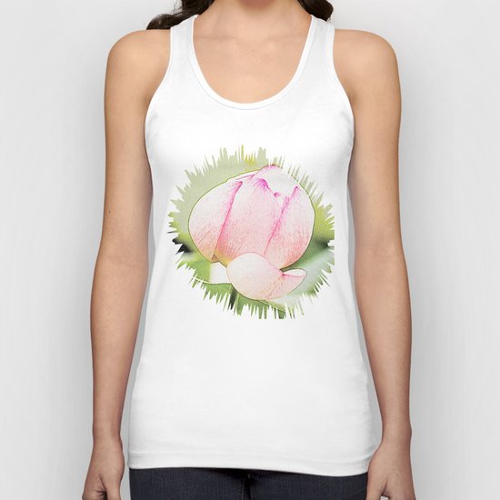 Lotus Unisex Tank Top