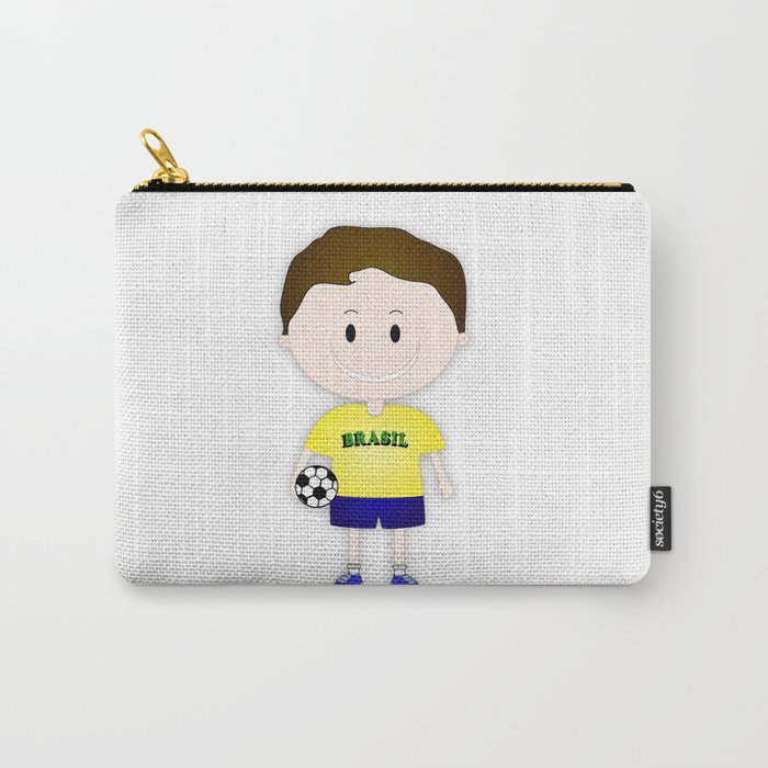Football Copa Boy Brazil 2014 Carry-All Pouch